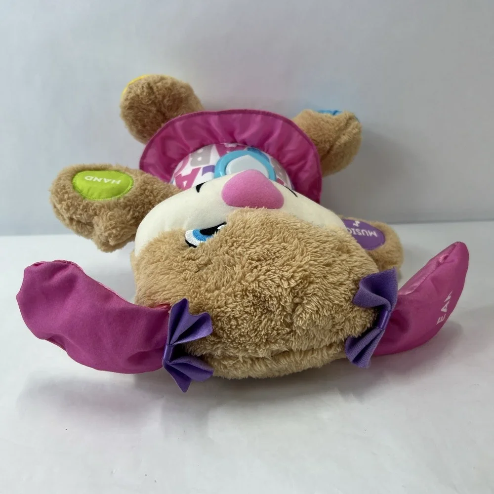 Fisher Price Learn Smart Stages Puppy‎ Interactive Animal Plush Toy Tested Works